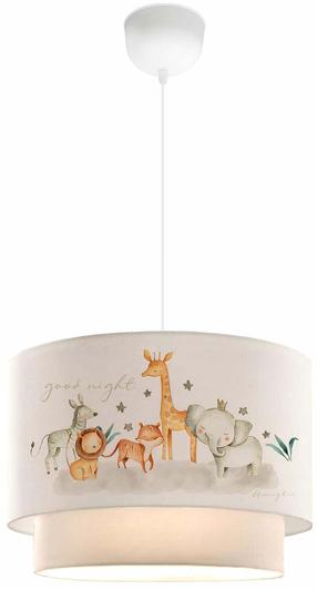 Lampa griesti Opviq, E27, 1 x 40 W, krāsaina / balta krās.