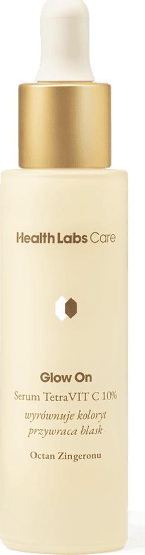 Näo seerum HealthLabs Care Glow On TetraVit C 10%, 30 ml