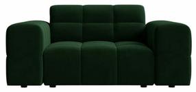 Atpūtas krēsls Cosmopolitan Design Chicago Bluvel 78, pudeles zaļa krās., 102 cm x 132 cm x 78 cm