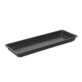 Puķu poda šķīvis Plastkon 17179, antracīta krās., 40 cm, 17 cm