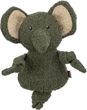 Mänguasi koerale, pehme Trixie Elephant, 30 cm, roheline v.