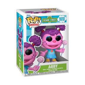 Rotaļlietu figūriņa Funko POP! Television Sesame Street Abby, 9 cm, rozā krās./violeta krās.