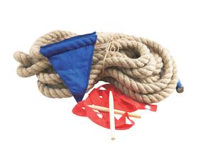 Āra spēle Tug of War, 30 cm x 17 cm, brūna krās., 1.4 kg