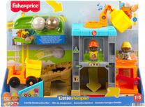  Statybos aikštelė Mattel Fisher Price Little People Load Up Construction Site HCJ64, įvairių spalvų