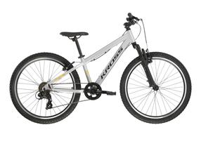 Bērnu velosipēds, kalnu Kross Dust JR 1.0, sudraba krās., S, 24"