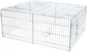  Grauzēju būris Trixie, 144 cm x 116 cm x 58 cm, sudraba krās.