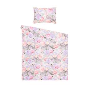 Patalynės užvalkalų komplektas Domoletti Percale Blush Spring, rožinė sp., 50 x 70 cm, 140 x 200 cm, 2 d.