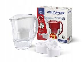 Ūdens filtra krūze Aquaphor Amethyst, 1.5 l, caurspīdīga krās./balta krās.