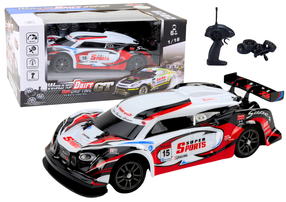 Rc автомобиль Word Top Drift GT, 1:16, белый цв./красный цв.