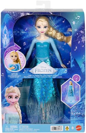 Lėlė Mattel Frozen Light Up Singing Elsa JNB97, 30 cm, mėlyna sp.