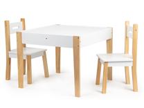 Vaikų kambario baldų komplektas EcoToys OT143, balta sp.
