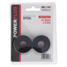 Spoles ar auklu Powerplus POWACG1212, zila krās./melna krās., 2 gab.