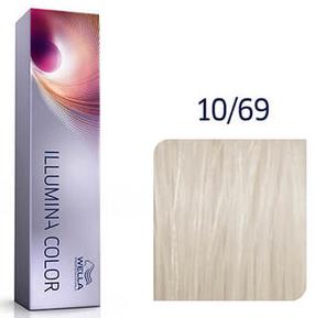 Matu krāsa Wella Illumina Color, lightest violet cendre blonde krās., 10/69, 60 ml