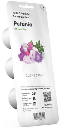 Išmanios daigyklos sėklos Click & Grow, petunijos, 40 g, 3 vnt.