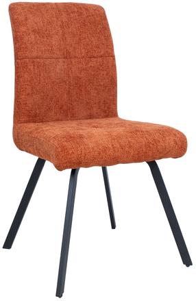 Söögitoa tool Home4you Agata, matt, oranž v., 59 cm x 48 cm x 91 cm