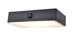 Sieninis lauko šviestuvas Lutec Lutec Connect, 5W, LED, IP54, antracito sp., 10.5 cm x 4.3 cm