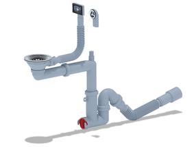 Sifonas plautuvei Ani Plast F5345SA15EU