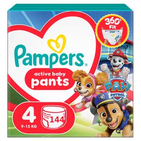 Подгузники-трусики Pampers Pants Paw Patrol, 4 размер, 9 - 15 кг, 144 шт.