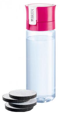Ūdens filtra krūze Brita, 0.6 l, rozā krās.