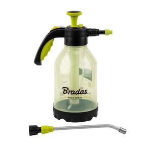 Dārza smidzinātājs, parastais Bradas Aqua Spray, plastmasa, melna krās./zaļa krās., 2 l