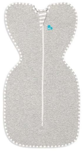 Тонкий спальный мешок для младенца Love To Dream Swaddle Up Etap 1 Original, серый цв., 66.5 см x 34.5 см