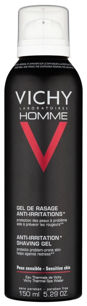 Skūšanās gēls Vichy Homme Anti Irritation, 150 ml