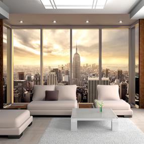 Fototapetas Artgeist Morning And Skyscrapers 4XLNEW010355, 280 cm x 280 cm