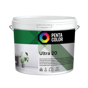 Dispersiniai dažai Pentacolor Ultra 20, balta sp., 10 l