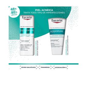 Näohooldustoodete komplekt naistele Eucerin DermoPure, 115 ml, 2 tk