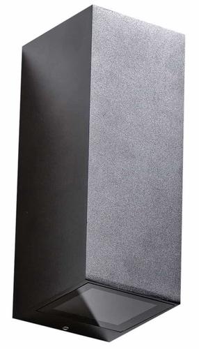 Sieninis lauko šviestuvas AZzardo Jake, 35W, GU10, IP54, juoda sp., 8.3 cm x 21 cm