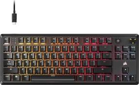 Vadu spēļu tastatūra Corsair K70 CORE TKL CH-911911E-NA Corsair MLX Red v2, Angļu (US), melna krās.