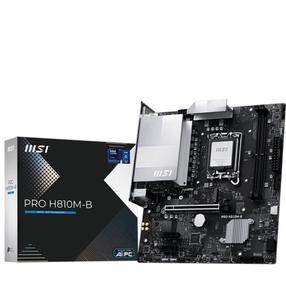 Pagrindinė plokštė MSI PRO H810M-B