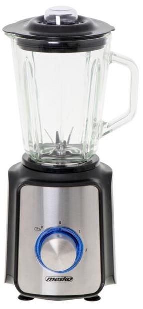 Kokteiļu blenderis Adler Tabletop MS 4080, melns krās./nerūsējošā tērauda krās.
