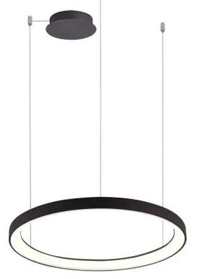 Šviestuvas kabinamas AZzardo Agnes AZ5016, LED, 3000 - 6500 °K, 1 x 38 W, balta sp. / juoda sp., 48 x 48 cm
