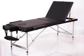 Masažo stalas Restpro Alu 3, 230 cm, 17 kg, juoda sp.