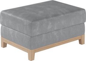 Pufas Selene Paros 05, pilka sp., 70 cm x 100 cm x 41 cm