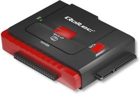Adapteris Qoltec USB 3.0 to IDE | SATA III 50645 USB 3.0, IDE / SATA III, melna krās./sarkana krās.