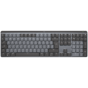 Bezvadu spēļu tastatūra Logitech MX Mechanical 920-010757 Tactile, Angļu (INT), melna krās./pelēka krās.