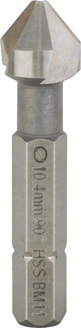 Metalo grąžtas Bosch 2608597502, plienui/ketui, hss, šešiakampis, 10.4 mm x 3.2 cm