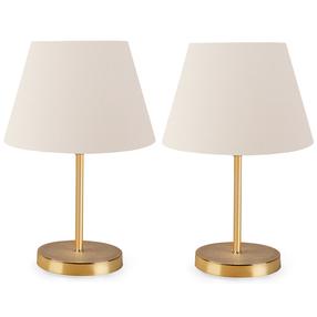 Настольные лампы Opviq AYD-2339, E27, 60Вт, кремовый цв./золотой цв.