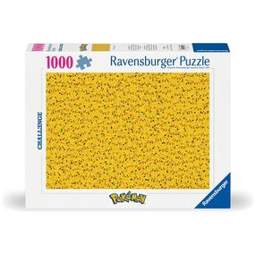 Puzle Ravensburger Challenge Pikachu, 50 cm x 70 cm, 1000 gab., dzeltena krās.