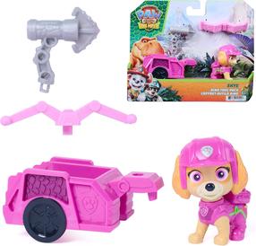 Rotaļlietu figūriņa, ar piederumiem Spin Master Paw Patrol Skye Dino Tool Pack, rozā krās.