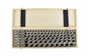 Spiralinis medžio grąžtas, rinkinys AWTools AW40398, medienai, sraigtinis, hex, 10-20 mm x 46 cm
