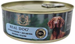 Влажный корм для собак Real Dog Super Premium Adult, говядина/телятина, 0.24 кг