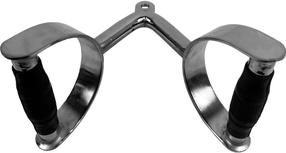 Pievilkšanās rokturi Tunturi Rotating Rowing Handle, melna krās./hroma krās.