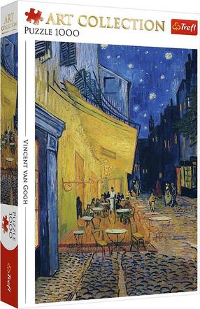 Puzle Trefl Art Collection Terrace Of The Cafe At Night 10942, 68.3 cm x 48 cm, 1000 gab., daudzkrāsaina