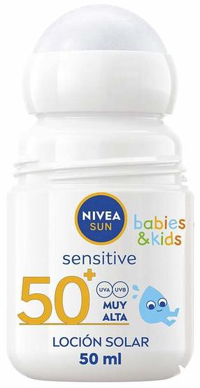 Līdzeklis iedeguma kopšanai ķermenim Nivea Sun Babies & Kids Sensitive SPF50+, 50 ml