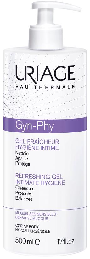 Intymios higienos prausiklis Uriage Gyn-Phy Refreshing, 500 ml