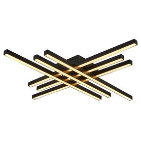 Valgusti lagi Opviq Chandelier L1248, 6 x 68 W, must v. / must v.