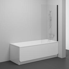 Vonios sienelė Ravak NVS1-80, 80 cm x 140 cm, juoda sp./skaidrus